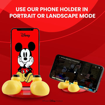 Disney Mickey Mouse Feet Mobile Phone Holder with Bonus Decal Sticker